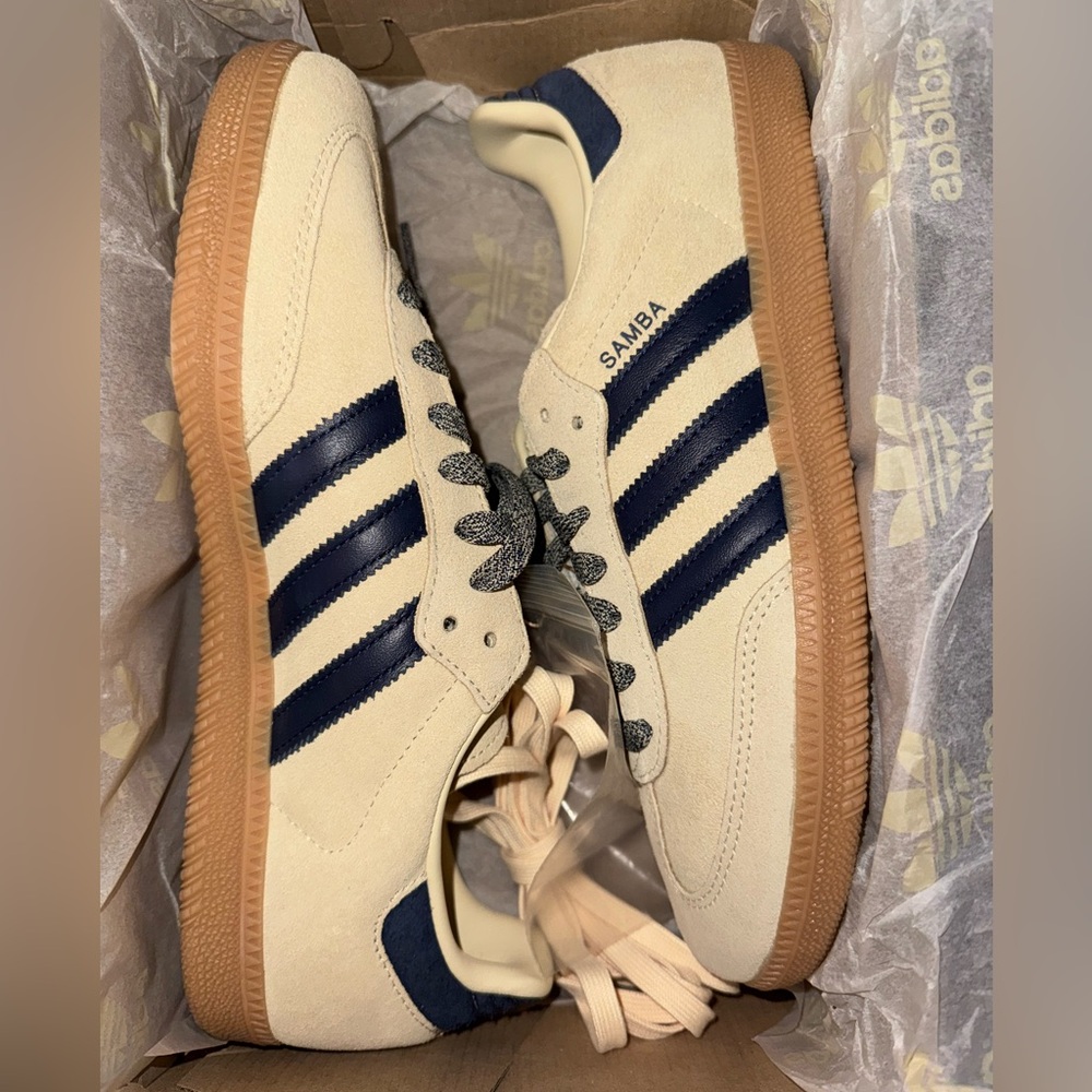 Adidas Samba OG Cream Navy